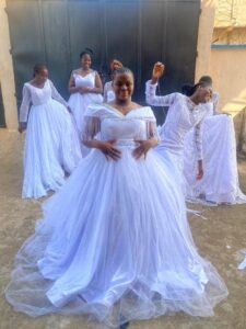 Students of Fashion and Design, HPSVS, Awka.