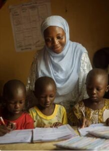 Children learning life skills at home during long Vacation